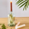 Clearance CASA RETRO Vase Bouteille Transparent