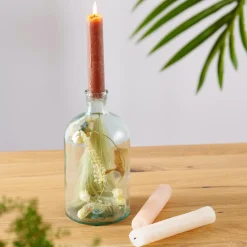 Clearance CASA RETRO Vase Bouteille Transparent