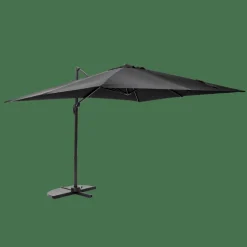 New CASA RIVA Parasol Déporté Sans Pied De Parasol Noir