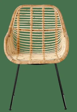 Hot CASA ROTAN Chaise De Salle à Manger Naturel