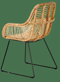 Hot CASA ROTAN Chaise De Salle à Manger Naturel