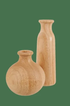 Online CASA RUBBERWOOD Vase Déco Naturel