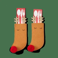 Discount CASA RUDOLPH Sachet Pour Couverts Brun