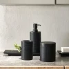 New CASA SAMOURAI Boîte à Coton Avec Couvercle Noir