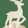 Sale CASA SCANDY DEER Porte-bougie Chauffe-plat Blanc, Naturel