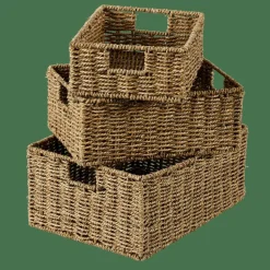 Outlet CASA SEAGRASS Panier Tiroir Naturel