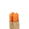 New CASA SHORTY Bougies Dîner Orange
