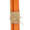 New CASA SHORTY Bougies Dîner Orange