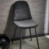 New CASA SILKE Chaise Noir