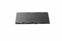 Discount CASA SLATE Assiette Noir