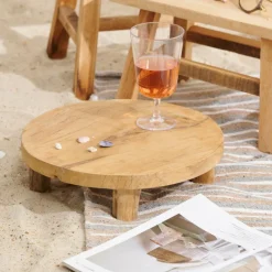 Hot CASA TEAK Support Sur Pied Naturel