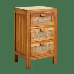 Online CASA TECK Armoire à 3 Tiroirs Naturel