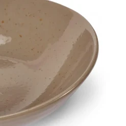 New CASA TERRA Assiette Creuse Taupe