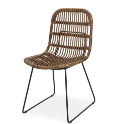 Discount CASA TOBA Chaise De Salle à Manger Noir, Brun