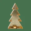 New CASA TREE Support Bougie Chauffe-plat Doré