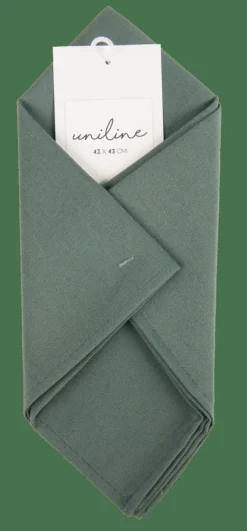 Hot CASA UNILINE Serviette Vert Foncé