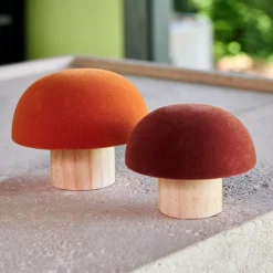 Hot CASA VELVET Champignon Naturel, Multicolore
