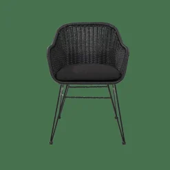 Hot CASA VIENNA Chaise Coque Salle à Manger Noir