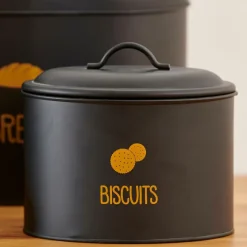 Best CASA VIRA Boîte Pour Biscuits Noir