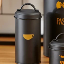Best CASA VIRA Boîte Pour Dosettes De Café Noir