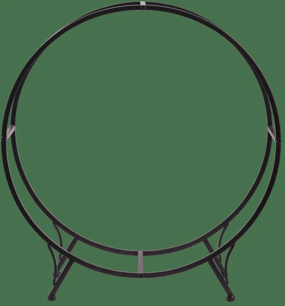 Sale CASA WHEEL Étagère Pour Bois Noir