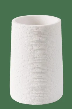 New CASA WHITE ELEGANCE Porte Brosse à Dents Blanc