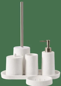 New CASA WHITE ELEGANCE Porte Brosse à Dents Blanc