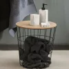 Online CASA WIRE Table D'appoint Noir, Naturel