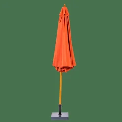 New CASA WOOD Parasol Sans Pied De Parasol Couleur Rouille