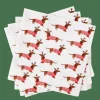 Online CASA X-MAS DOG Set De 20 Serviettes Multicolore