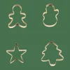 Sale CASA X-MAS GOLD Emporte-pièces Set De 4 Doré