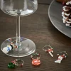 Best CASA X-MAS Marque Verre Set De 6 Multicolore