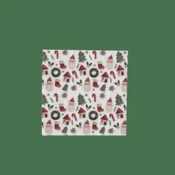 Best CASA X-MAS VIBE Set De 20 Serviettes Multicolore