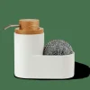 Best CASA YOKO Distributeur De Savon Avec éponge Blanc